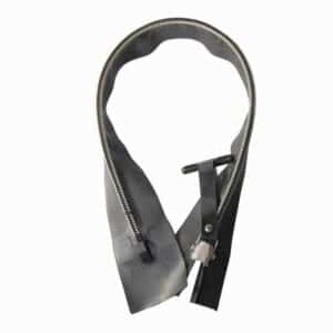 metal airtight zipper open end
